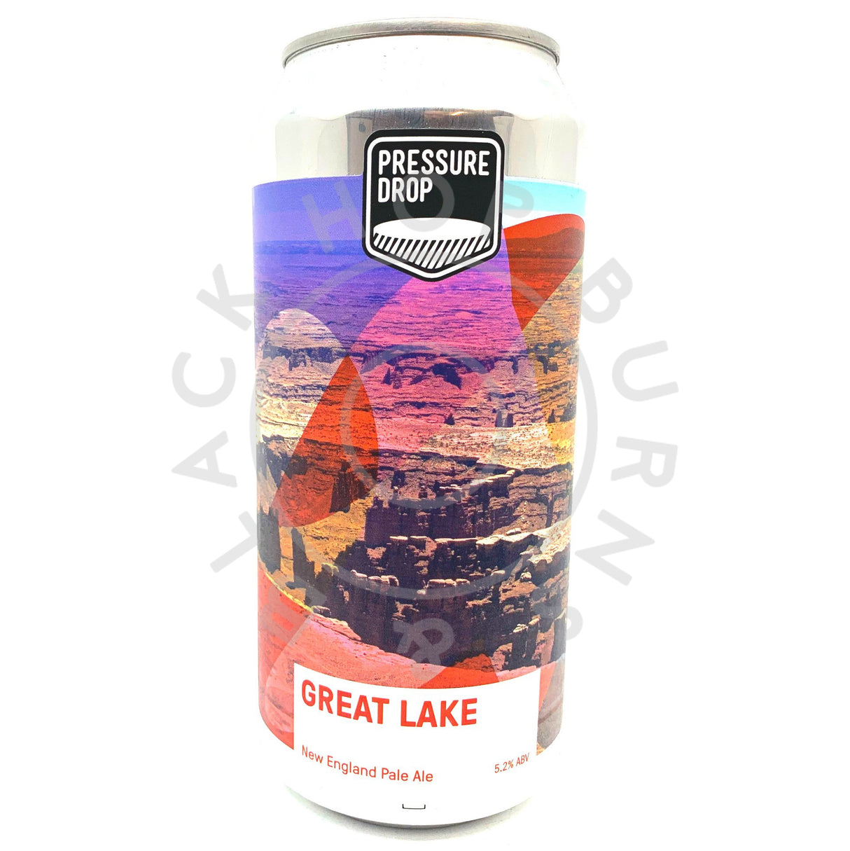 Pressure Drop Great Lake New England Pale Ale 5.2% (440ml can)-Hop Burns & Black