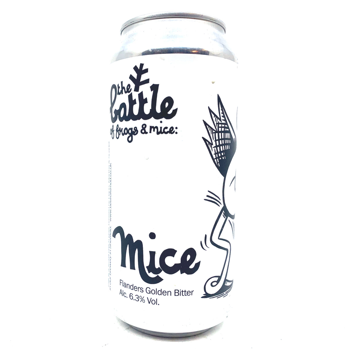 St Mars Of The Desert Battle of Frogs & Mice: MICE Belgian Bitter 6.3% (440ml can)-Hop Burns & Black
