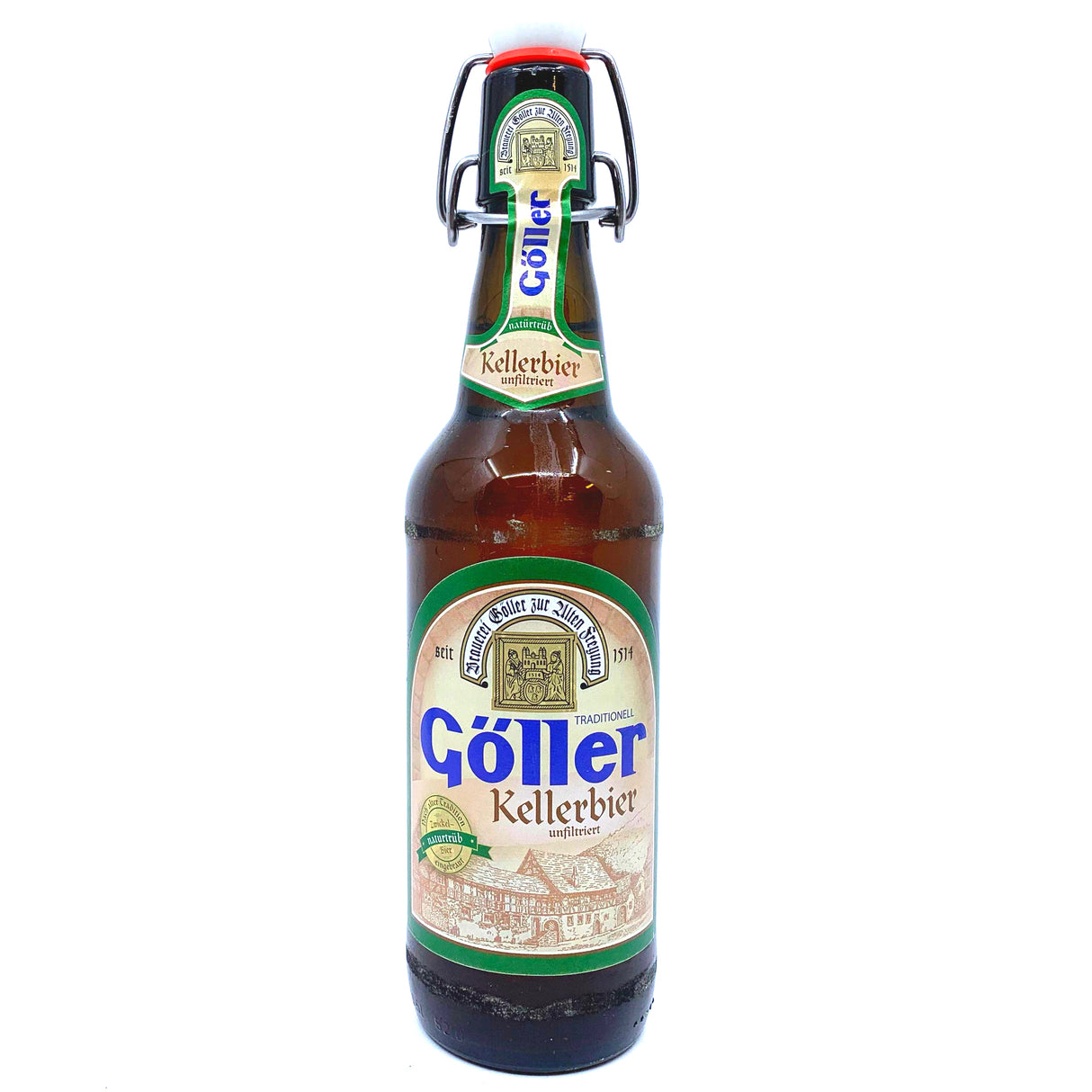 Goller Kellerbier 4.9% (500ml)-Hop Burns & Black