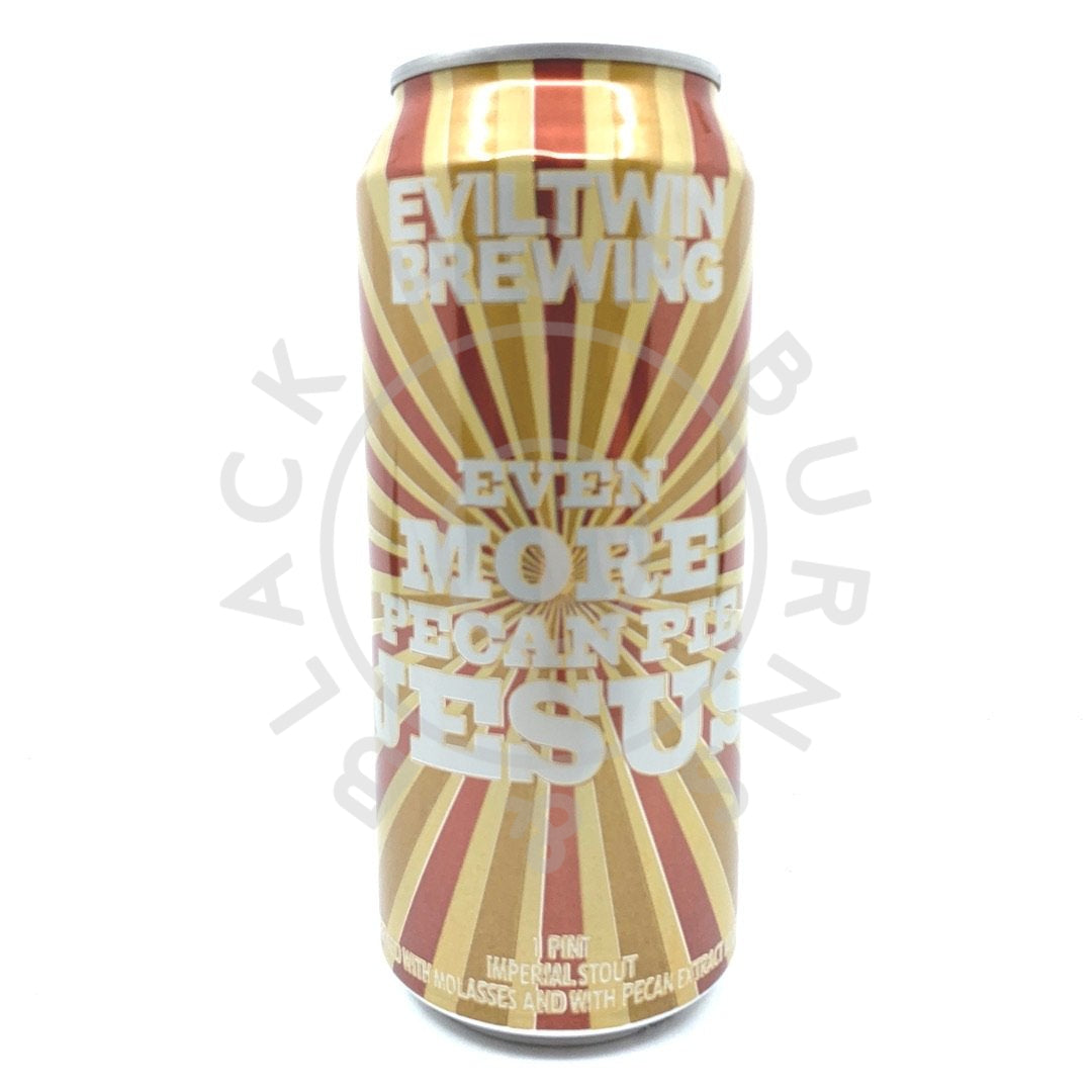 Evil Twin Even More Pecan Pie Jesus Imperial Stout 12% (473ml can)-Hop Burns & Black