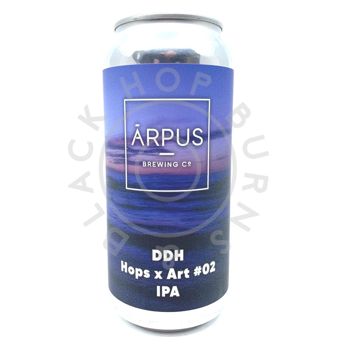 Arpus Hops x Art #02 DDH IPA 6.8% (440ml can)-Hop Burns & Black