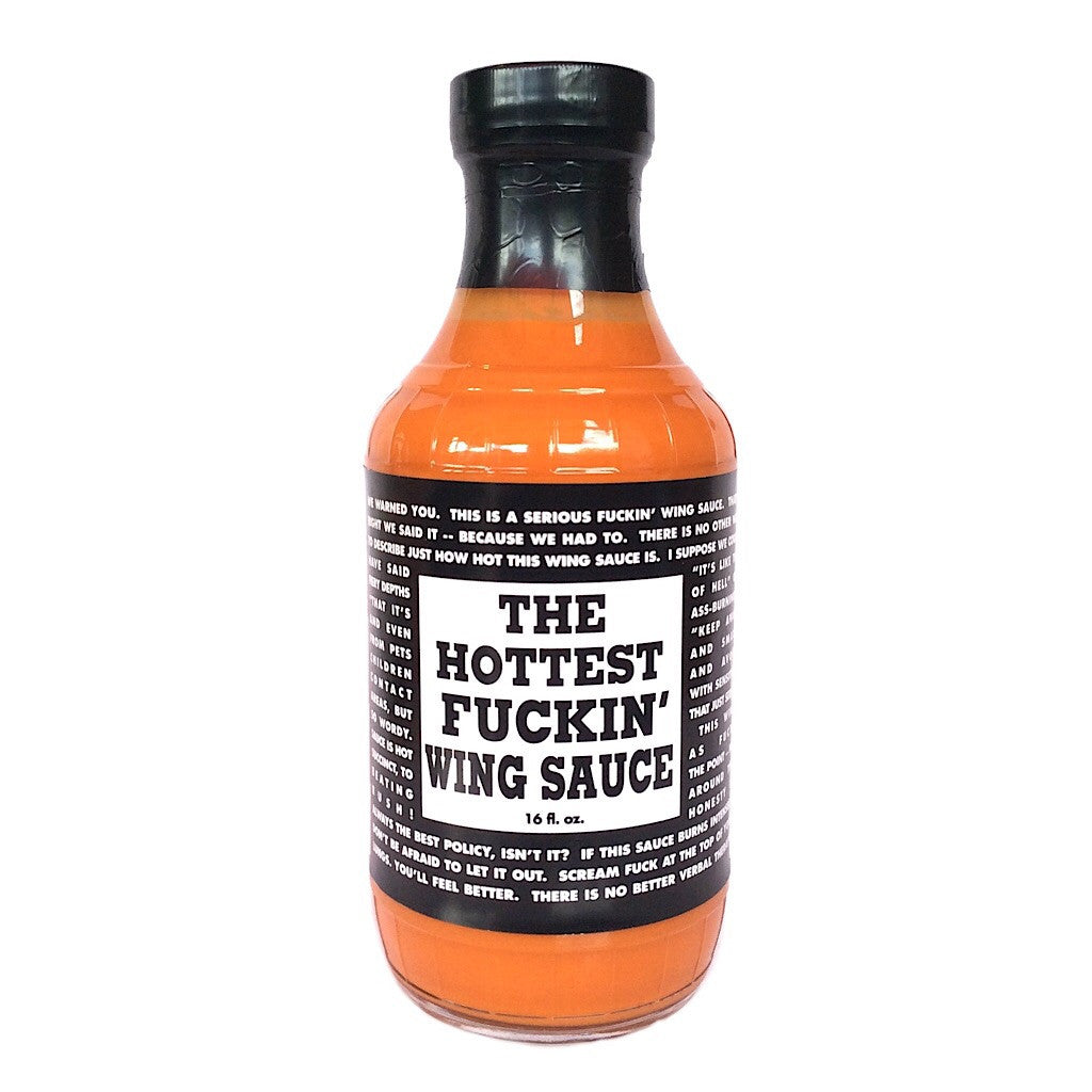 The Hottest F*****' Wing Sauce (474ml)-Hop Burns & Black
