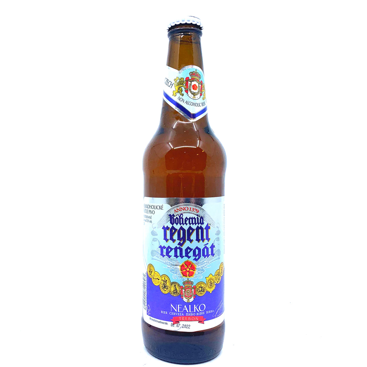 Bohemia Regent Renegat Alcohol-Free Beer 0.5% (500ml)-Hop Burns & Black