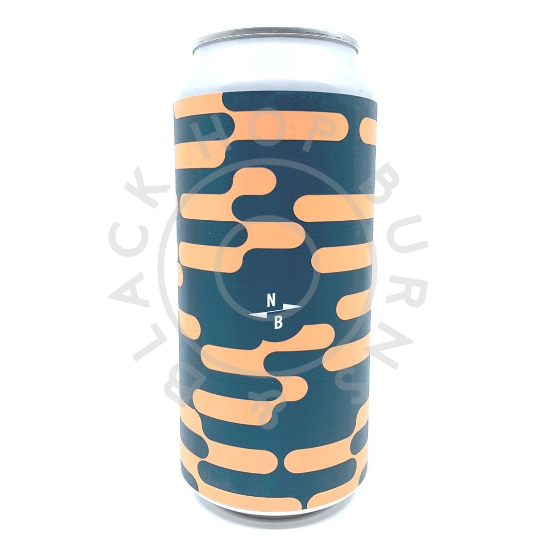 North Metronomic West Coast IPA 6.5% (440ml can)-Hop Burns & Black