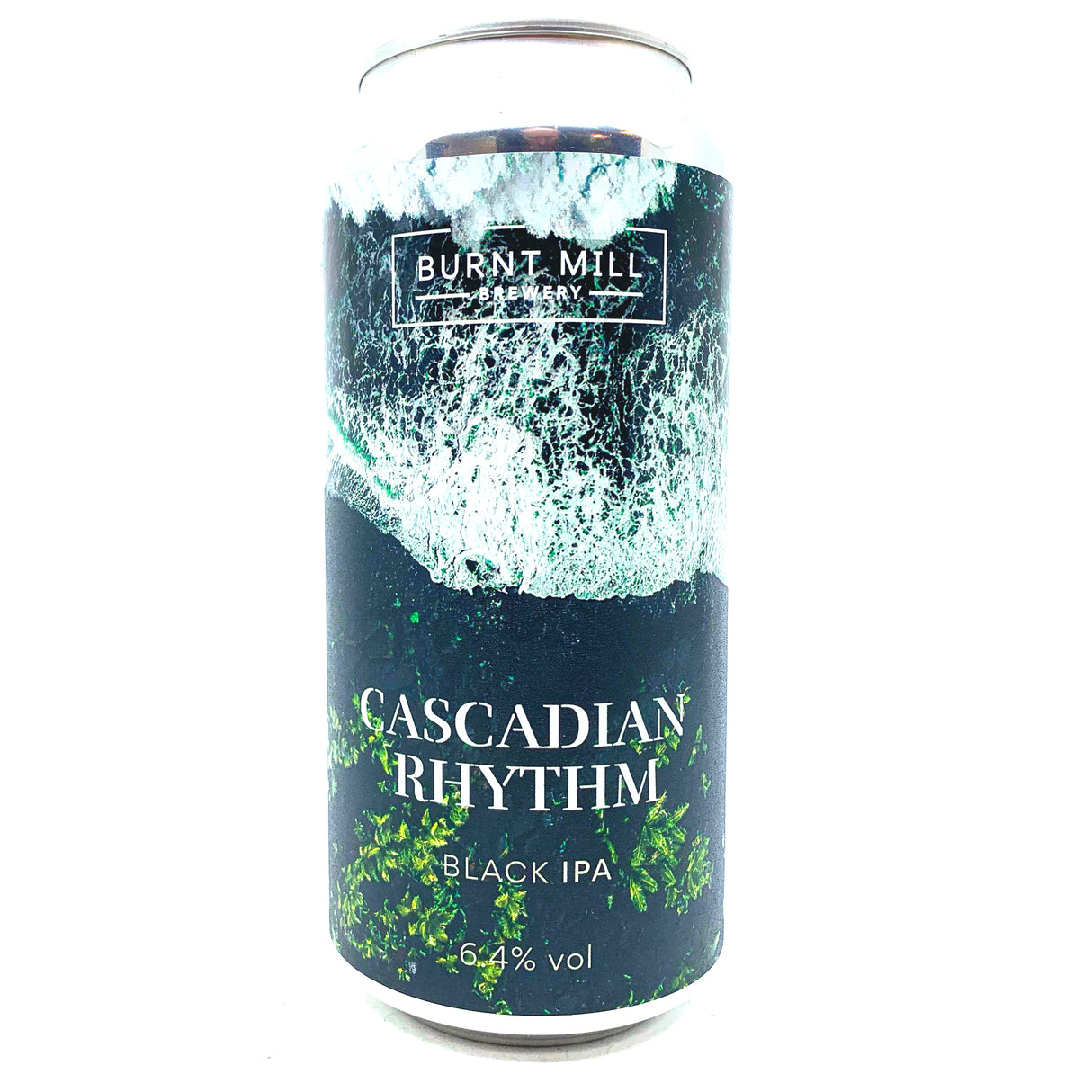 Burnt Mill Cascadian Rhythm Black IPA 6.4% (440ml can)-Hop Burns & Black