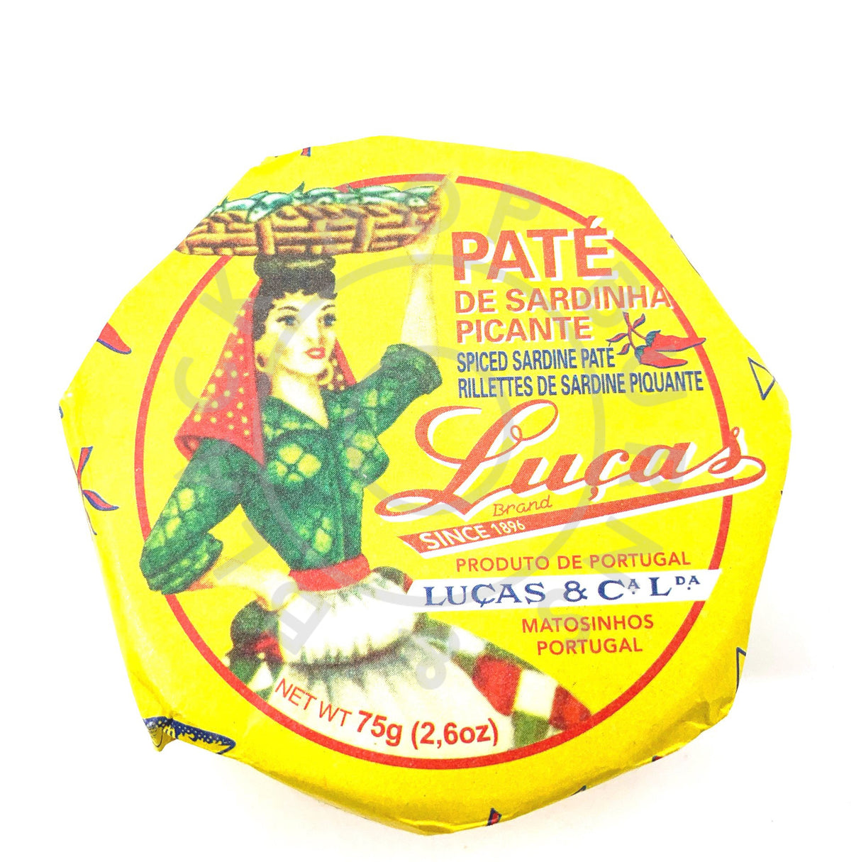 Lucas Spiced Sardine Pate (75g)-Hop Burns & Black