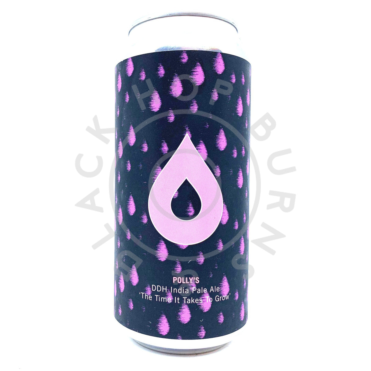 Polly's Brew Co The Time It Takes To Grow DDH IPA 7% (440ml can)-Hop Burns & Black