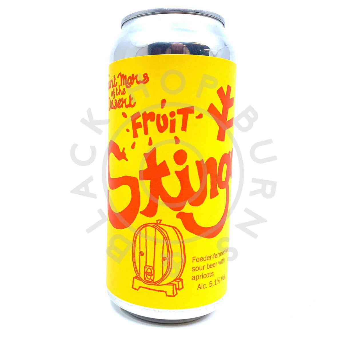 St Mars Of The Desert Fruit Stingo Apricot 5.1% (440ml can)-Hop Burns & Black