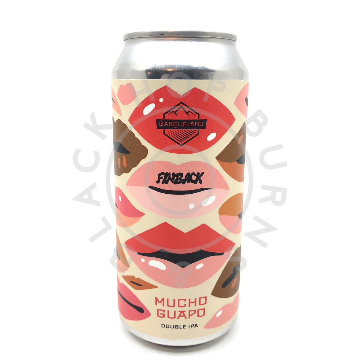 Basqueland x Finback Mucho Guapo DIPA 8% (440ml can)-Hop Burns & Black