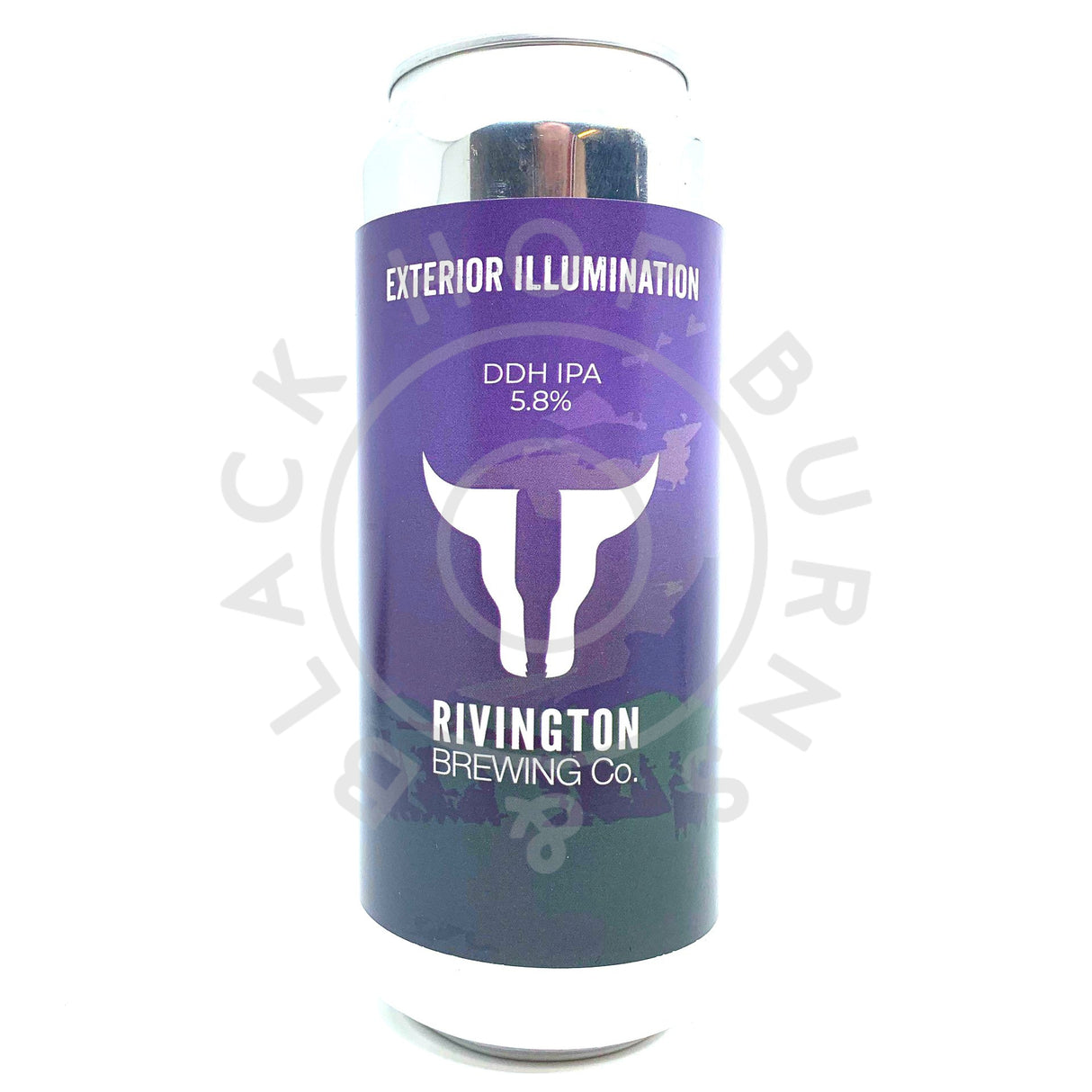 Rivington Exterior Illumination DDH IPA 5.8% (500ml can)-Hop Burns & Black