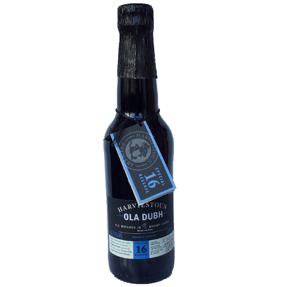 Harviestoun Ola Dubh 16 Year Old 8% (330ml)-Hop Burns & Black