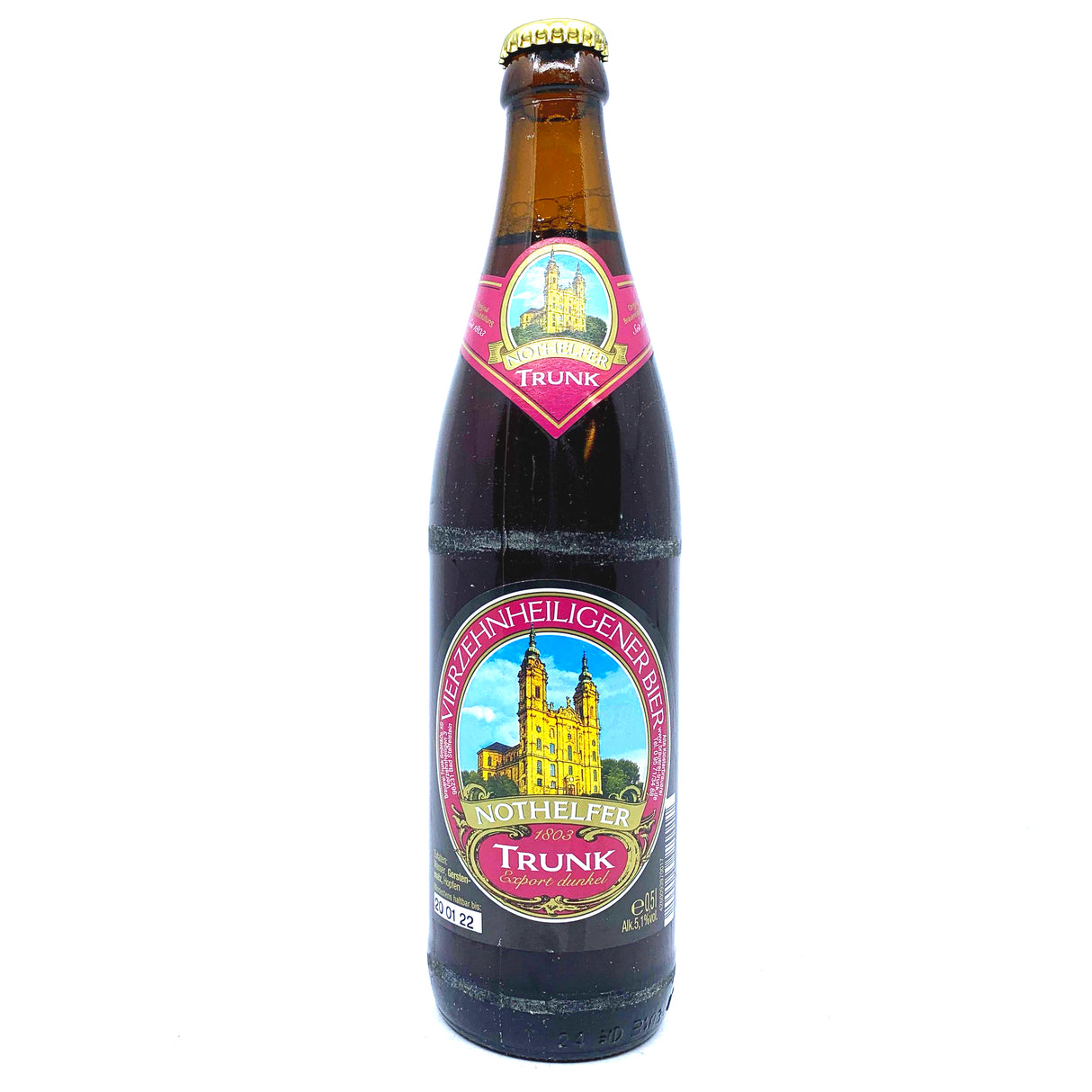 Trunk Vierzehnheiligen Nothelfer Dunkel 5.1% (500ml)-Hop Burns & Black