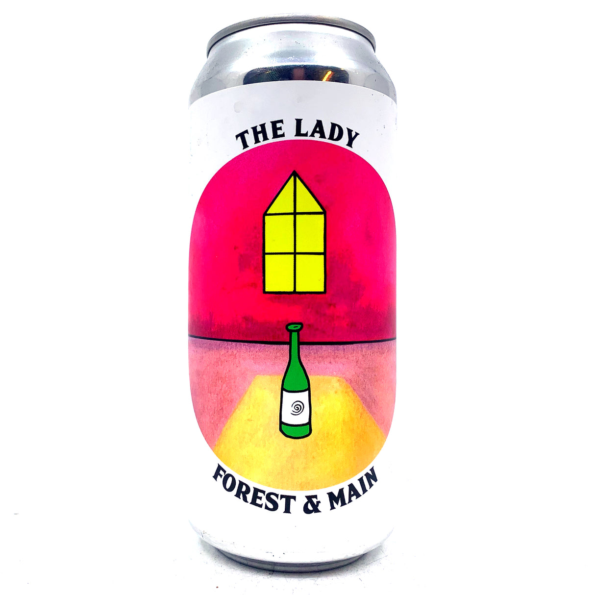 Forest & Main The Lady Saison 4.5% (455ml can)-Hop Burns & Black