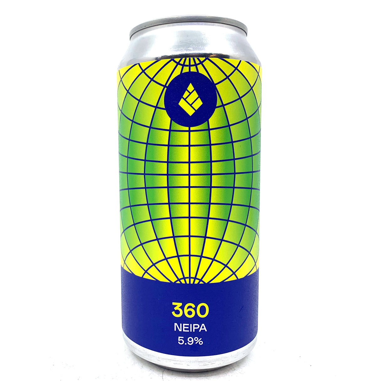 Drop Project 360 New England IPA 5.9% (440ml can)-Hop Burns & Black