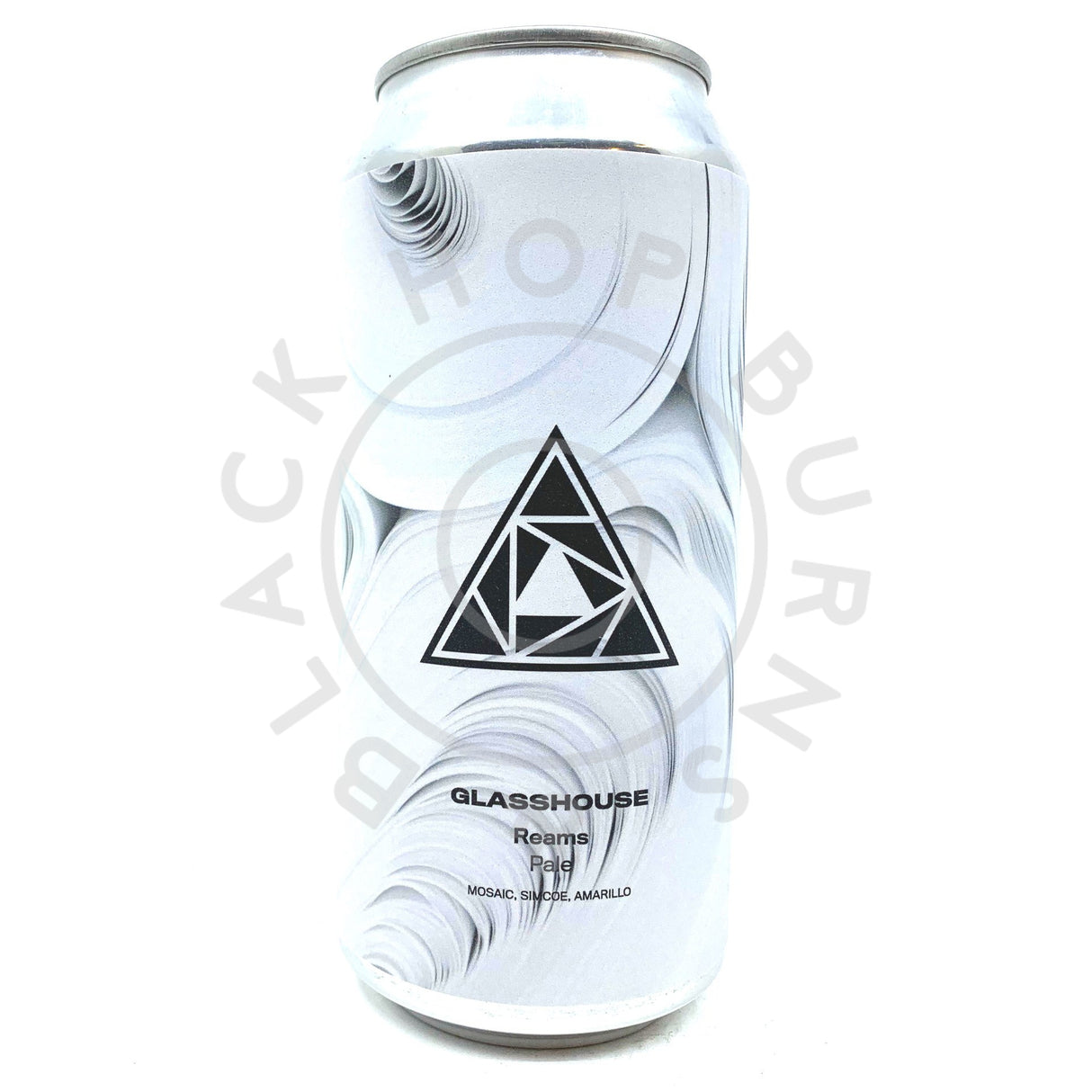 GlassHouse Reams Pale Ale 4.9% (440ml can)-Hop Burns & Black