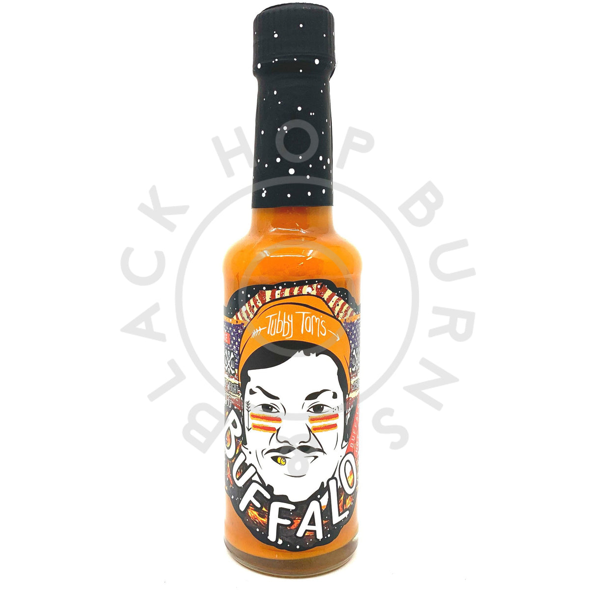 Tubby Tom's Buffalo Hot Sauce (150g)-Hop Burns & Black