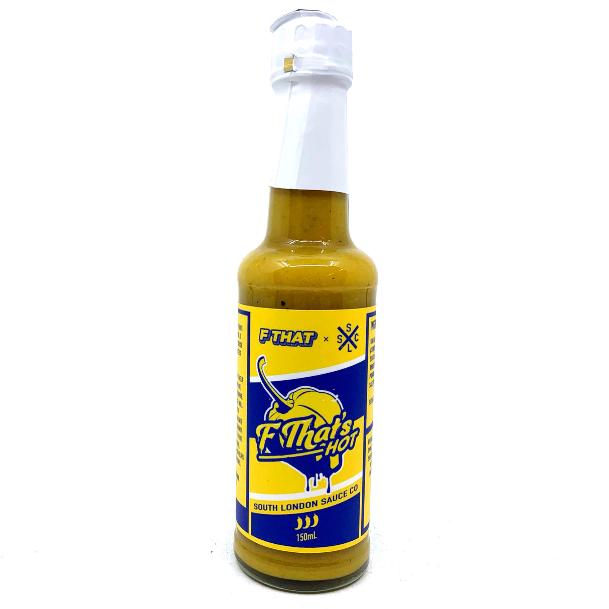 South London Sauce Company F That's Hot Hot Sauce (150ml)-Hop Burns & Black