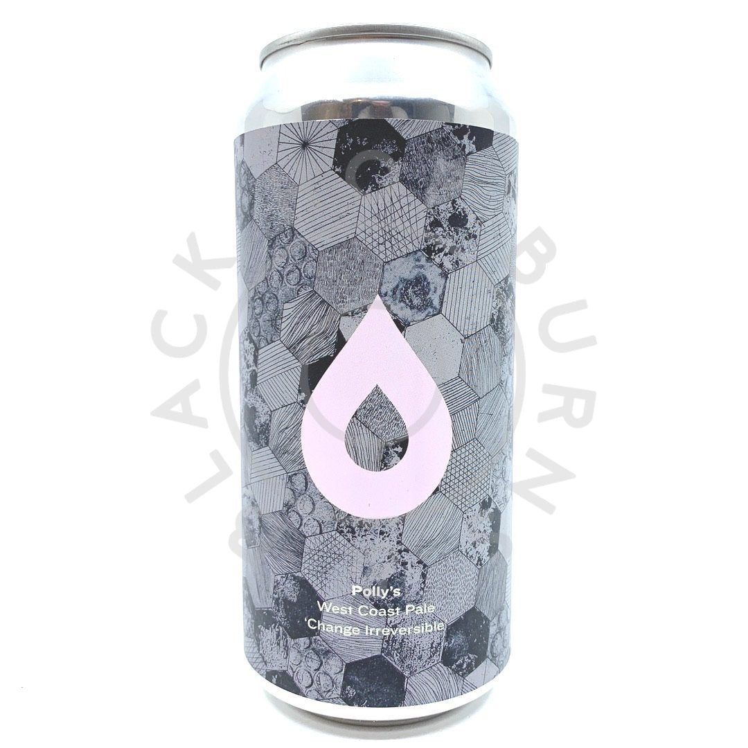 Polly's Brew Co Change, Irreversible West Coast Pale Ale 5.6% (440ml can)-Hop Burns & Black