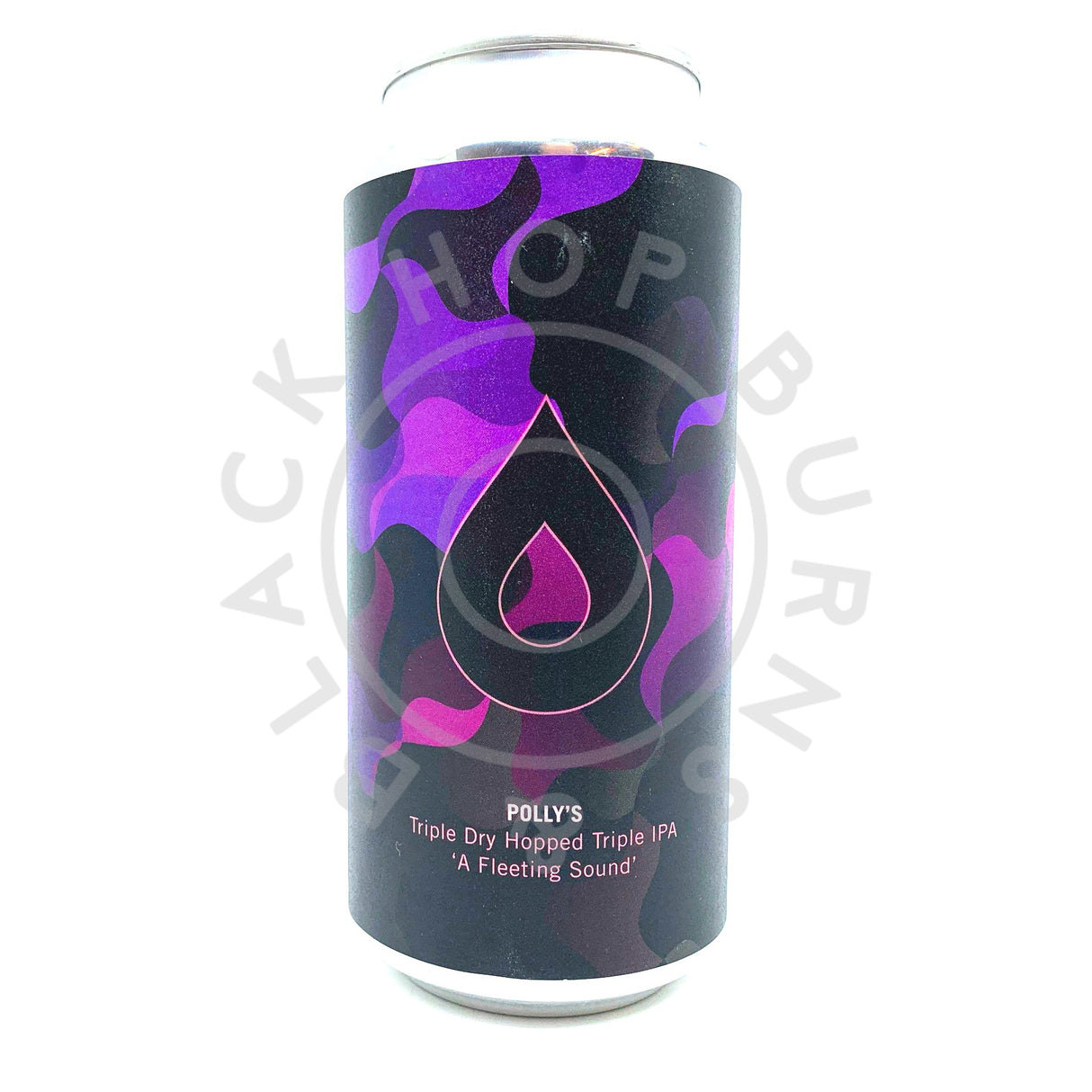 Polly's Brew Co A Fleeting Sound Triple IPA 11% (440ml can)-Hop Burns & Black
