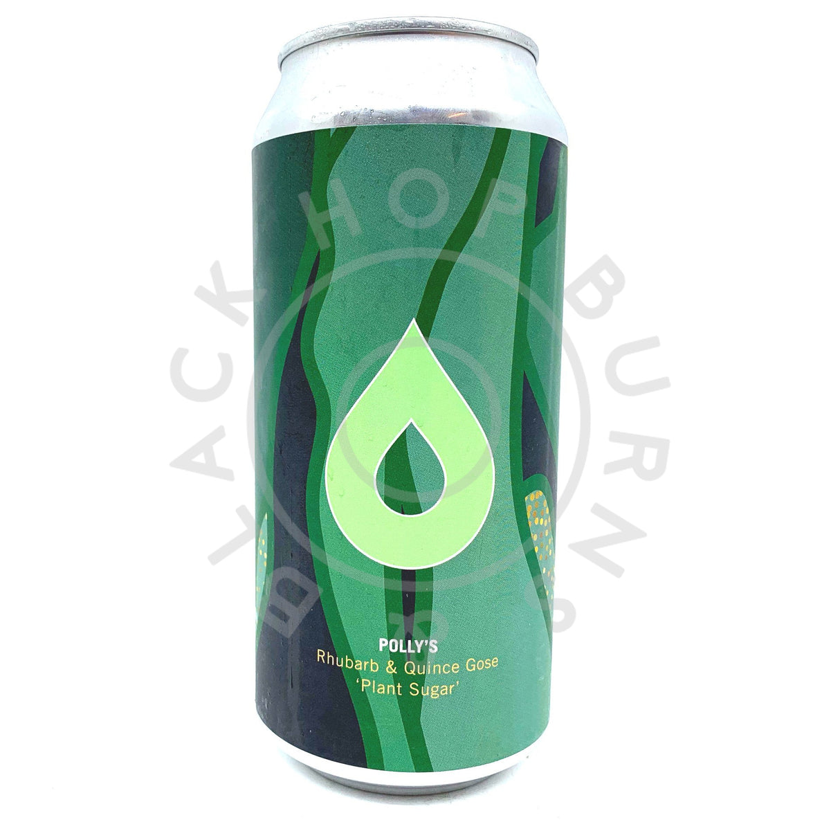 Polly's Brew Co Plant Sugar Rhubarb & Quince Imperial Sour 7% (440ml can)-Hop Burns & Black