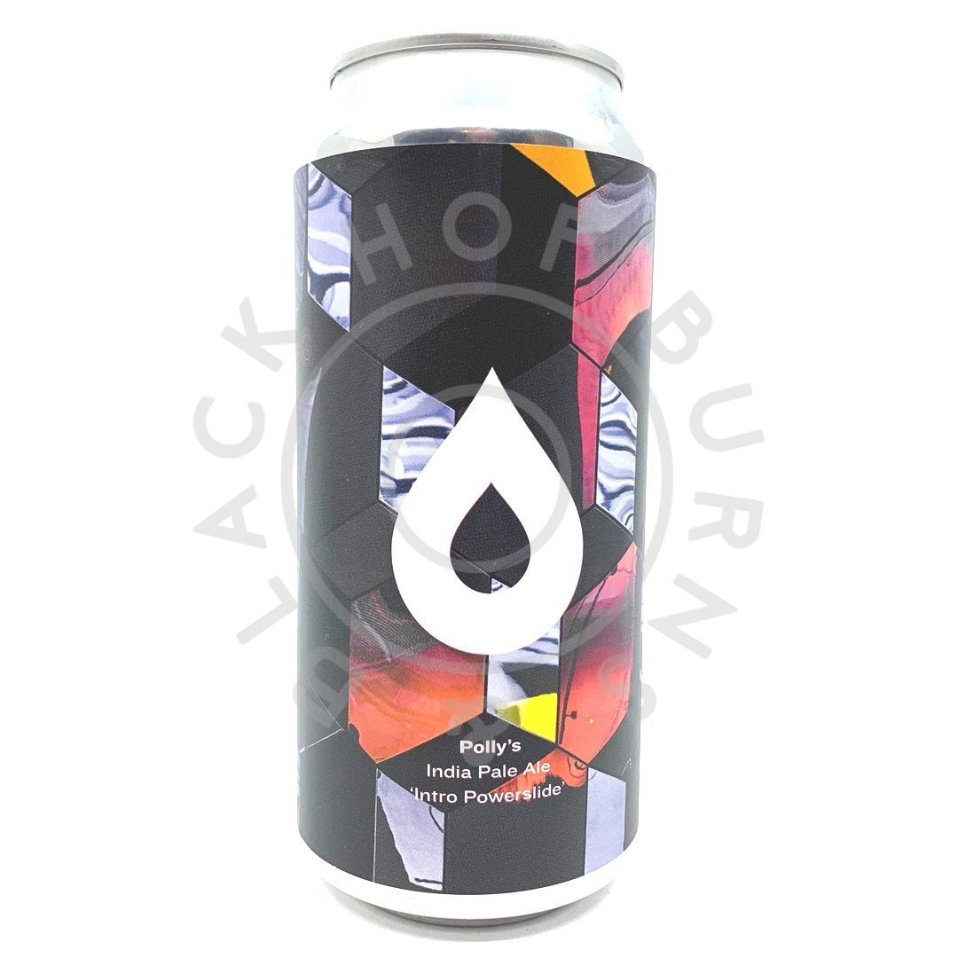 Polly's Brew Co Intro Powerslide IPA 6.7% (440ml can)-Hop Burns & Black