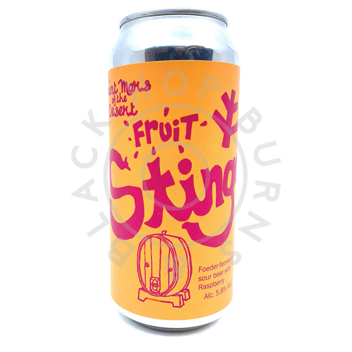 St Mars Of The Desert Fruit Stingo 5.8% (440ml can)-Hop Burns & Black