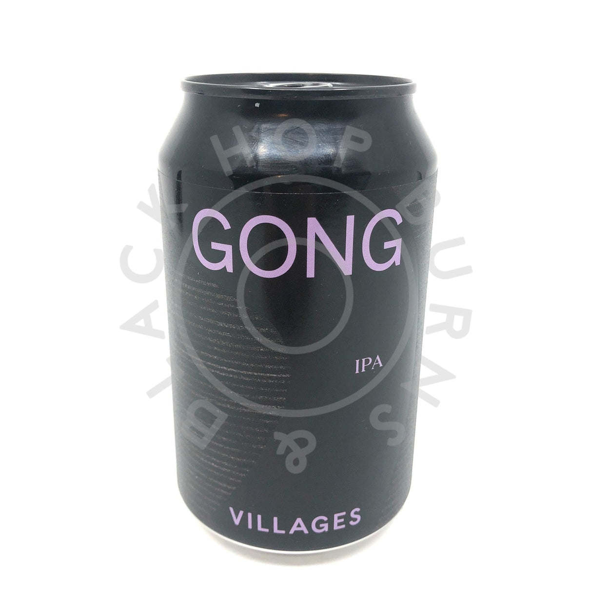 Villages Gong IPA 6% (330ml can)-Hop Burns & Black