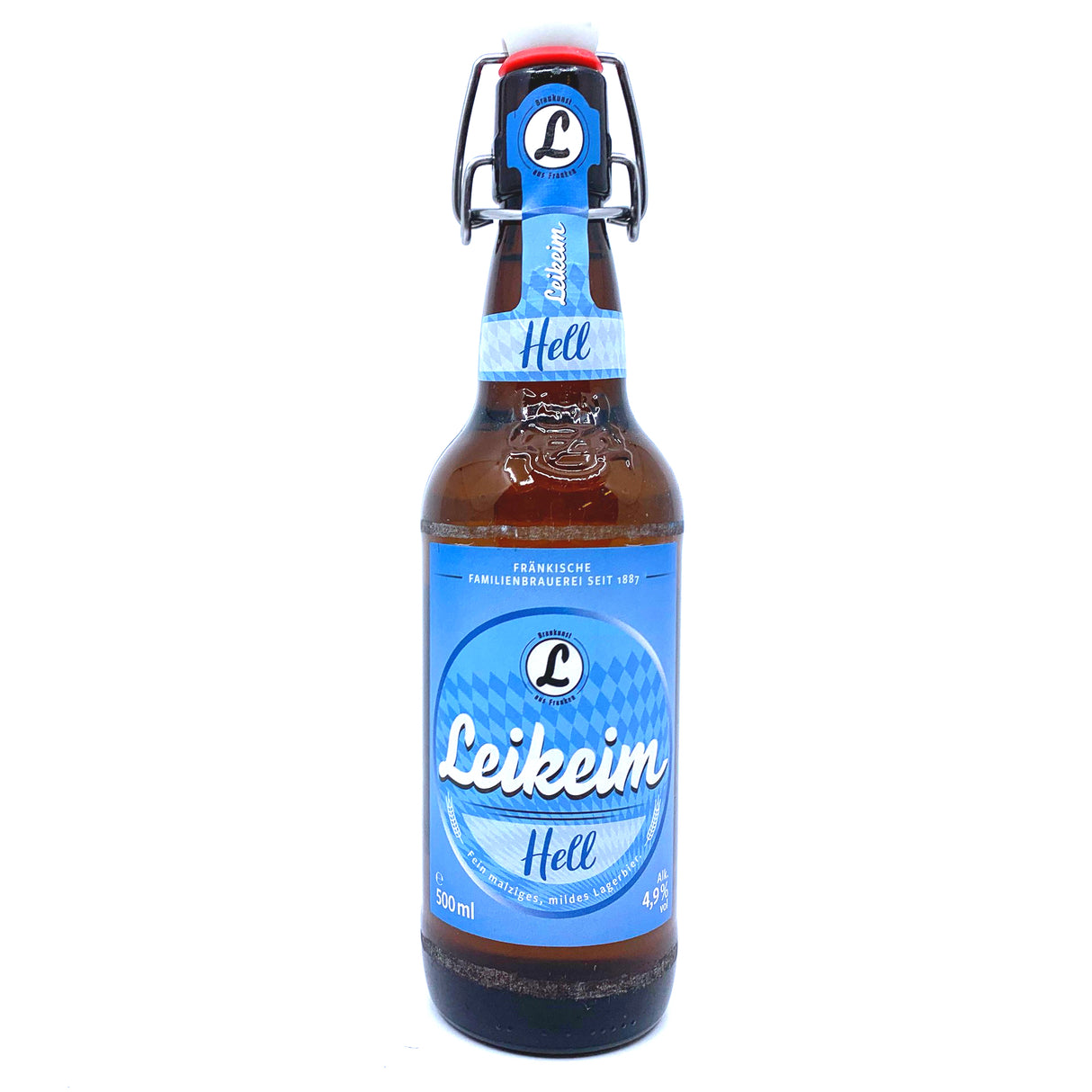 Leikeim Hell 4.9% (500ml)-Hop Burns & Black
