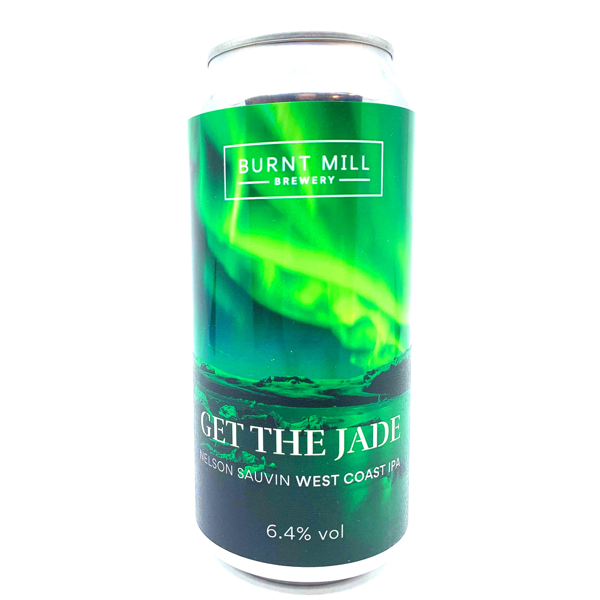 Burnt Mill Get The Jade West Coast IPA 6.4% (440ml can)-Hop Burns & Black
