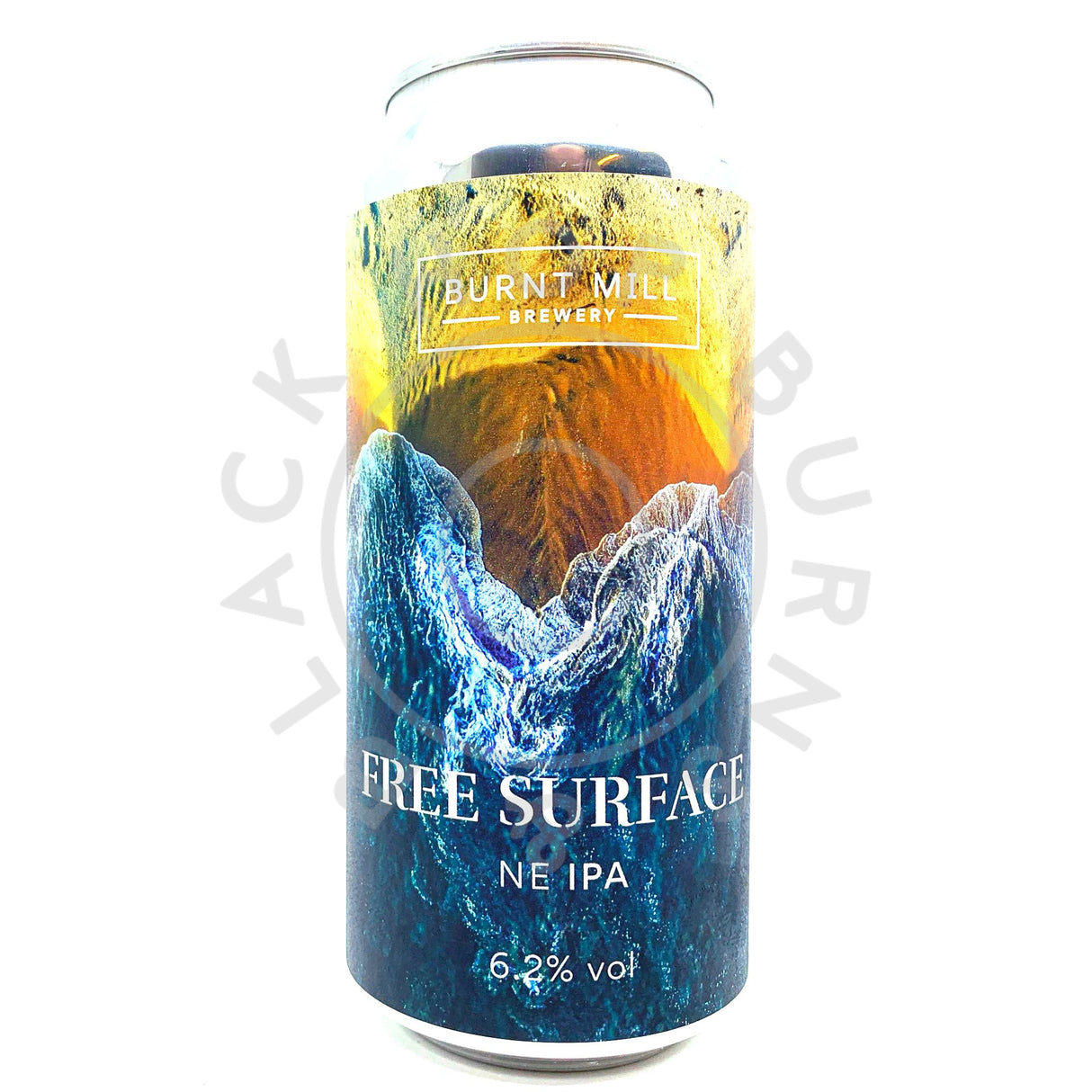 Burnt Mill Free Surface IPA 6.2% (440ml can)-Hop Burns & Black