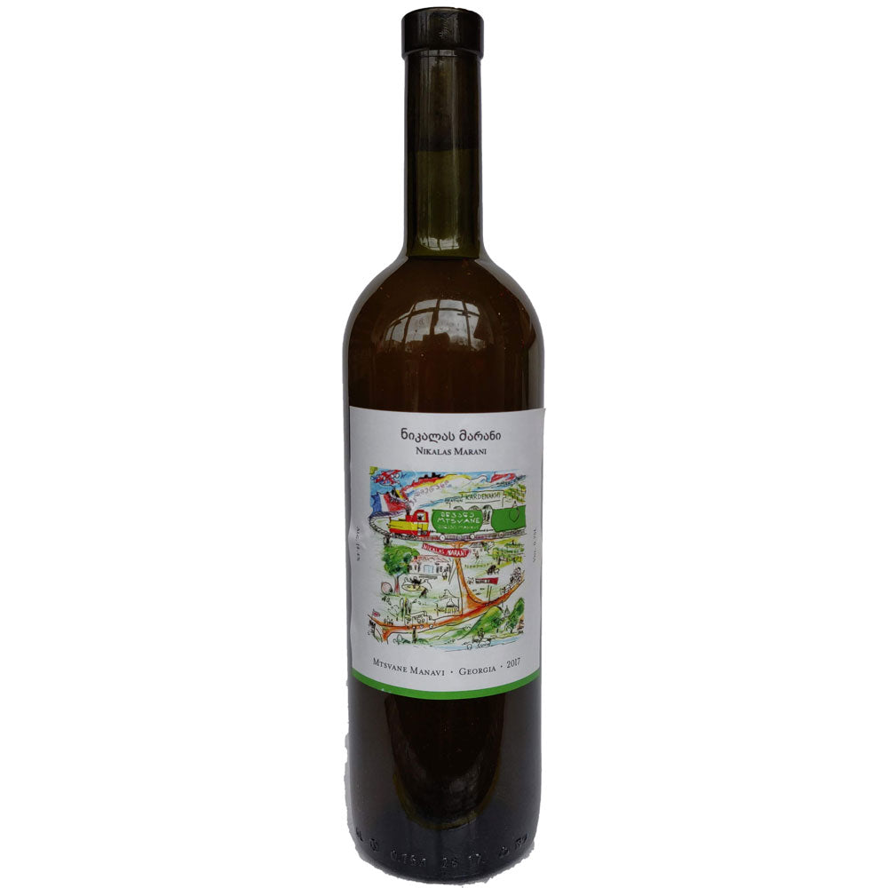 Nikalas Marani Mtsvane White 2017 14.4% (750ml)-Hop Burns & Black