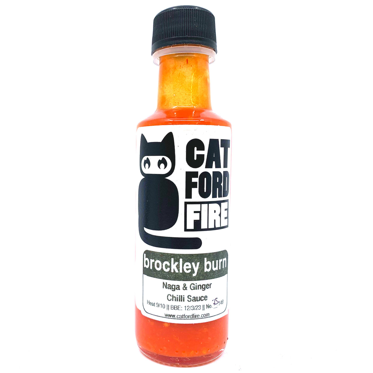 Catford Fire Brockley Burn Naga & Ginger Chilli Sauce (100ml)-Hop Burns & Black