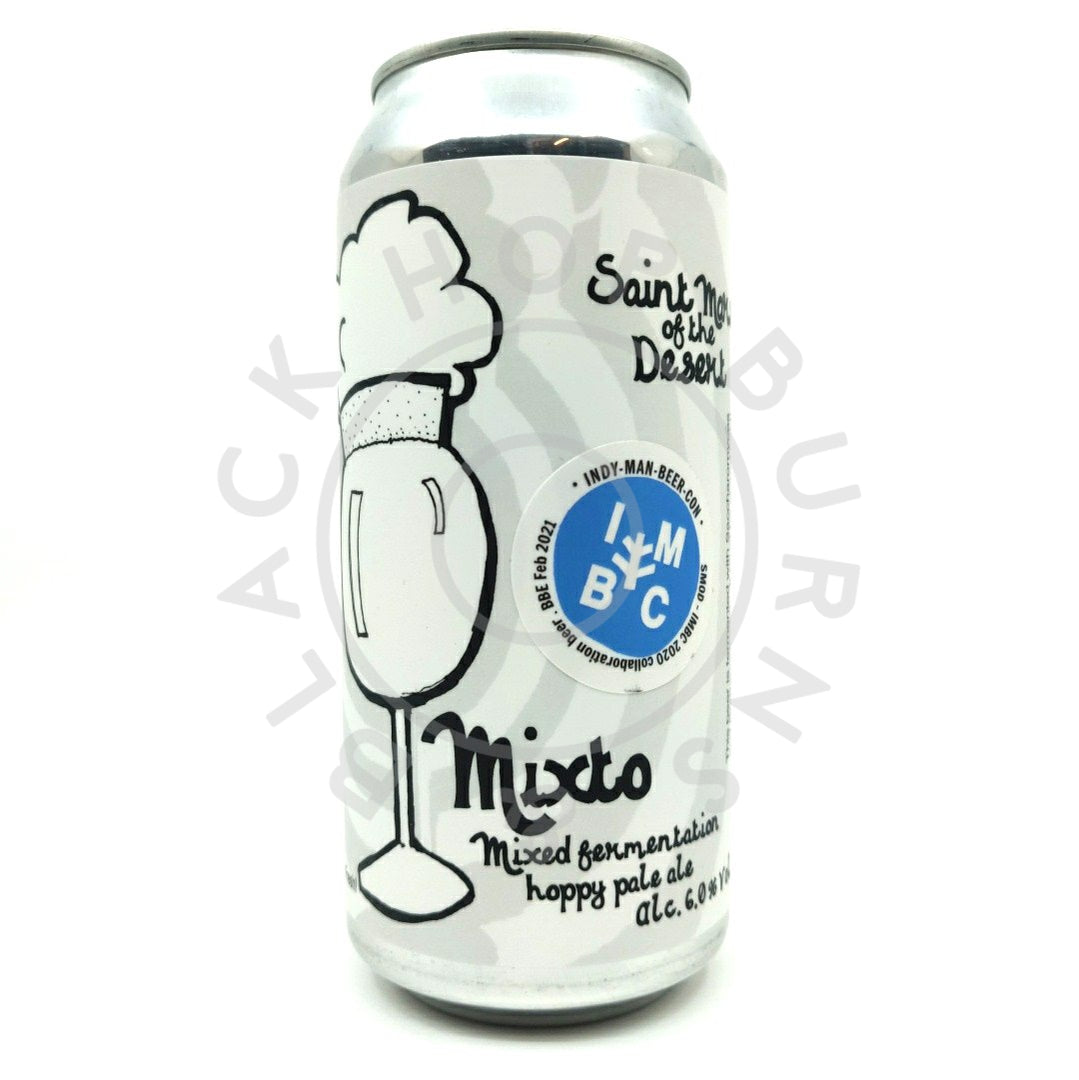 St Mars Of The Desert Mixto Mixed Fermentation Hoppy Pale 6% (440ml can)-Hop Burns & Black