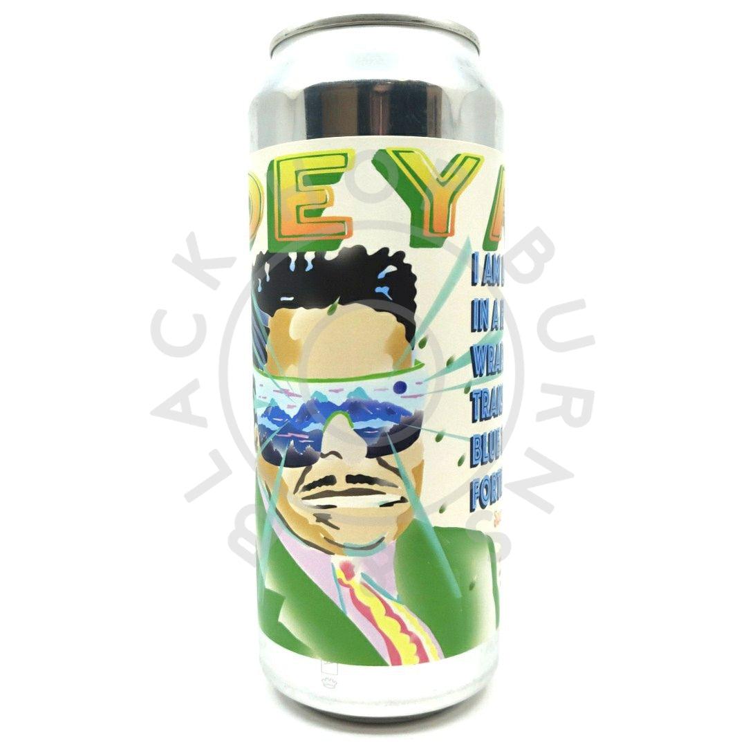 DEYA I Am Locked Away In A High-Tech Wraparound Translucent, Blue Tinted Fortress Sour IPA 6% (500ml can)-Hop Burns & Black