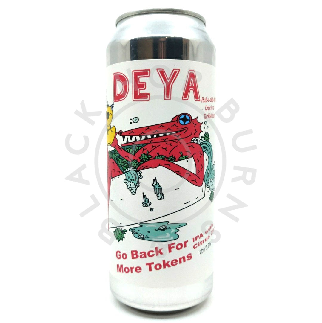 DEYA Go Back For More Tokens IPA 6.2% (500ml can)-Hop Burns & Black