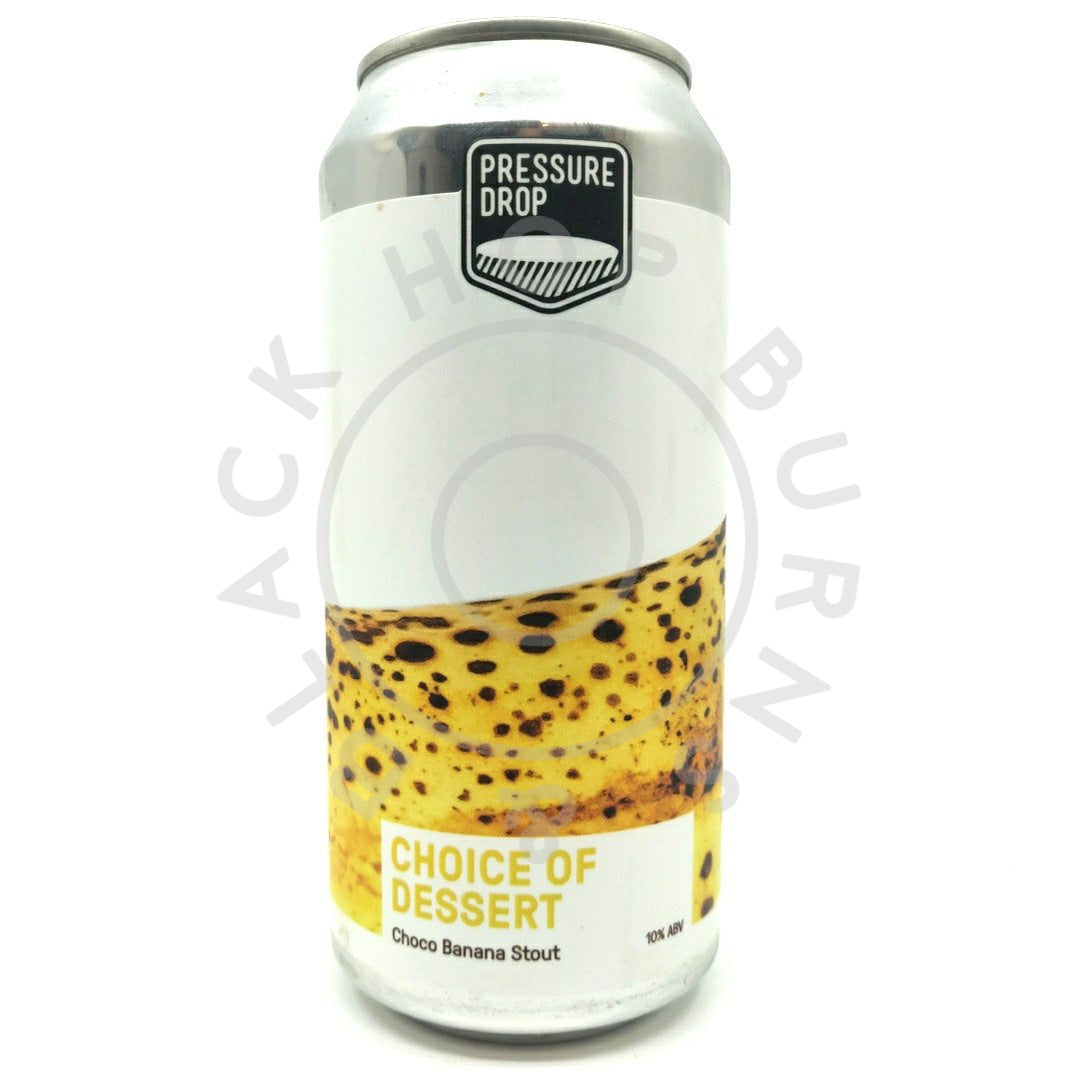 Pressure Drop Choice of Dessert Choco-Banana Imperial Milk Stout 10% (440ml can)-Hop Burns & Black