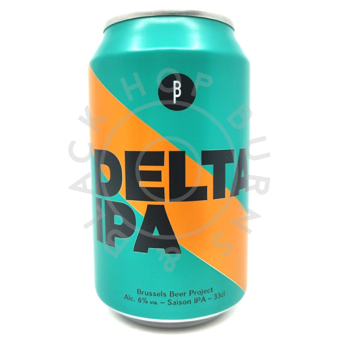 Brussels Beer Project Delta IPA 6.5% (330ml can)-Hop Burns & Black