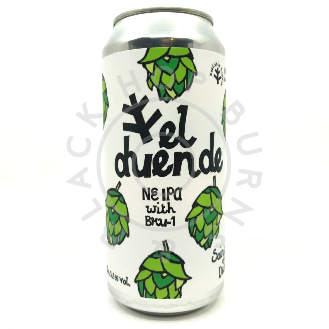 St Mars Of The Desert El Duende New England IPA 5.8% (440ml can)-Hop Burns & Black