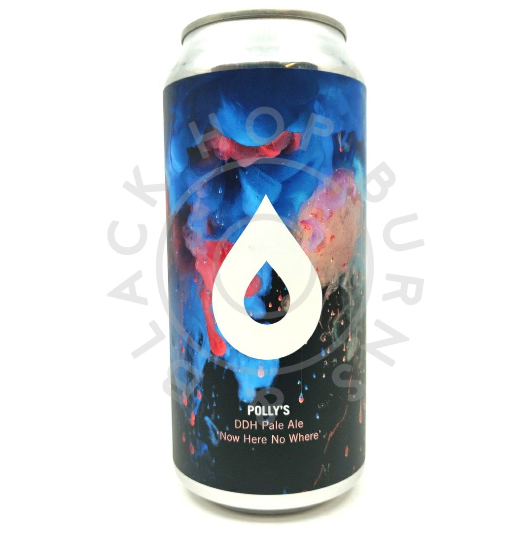 Polly's Brew Co Now Here, No Where DDH Pale Ale 5.6% (440ml can)-Hop Burns & Black