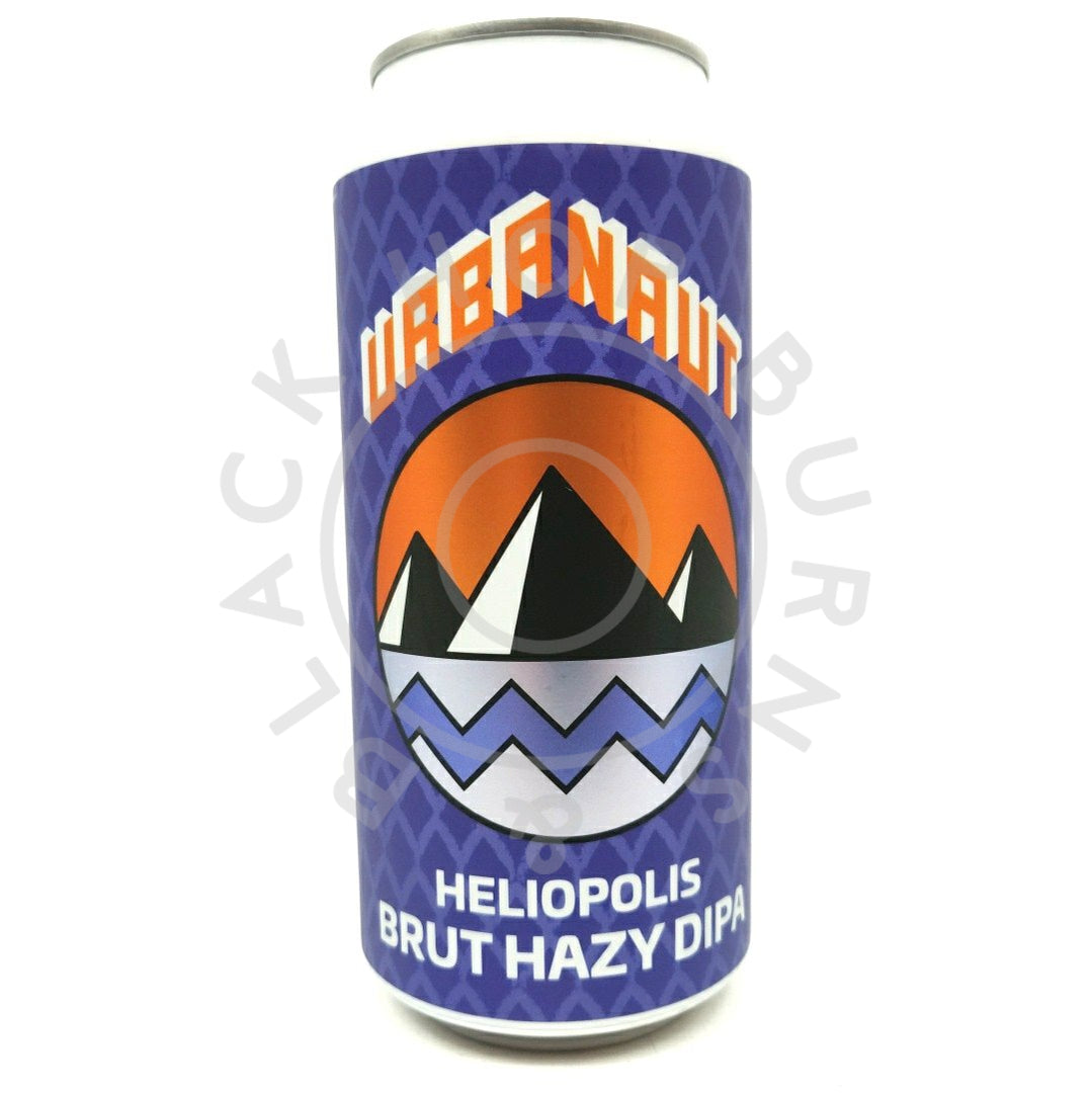 Urbanaut Heliopolis Brut Double IPA 8.6% (440ml can)-Hop Burns & Black