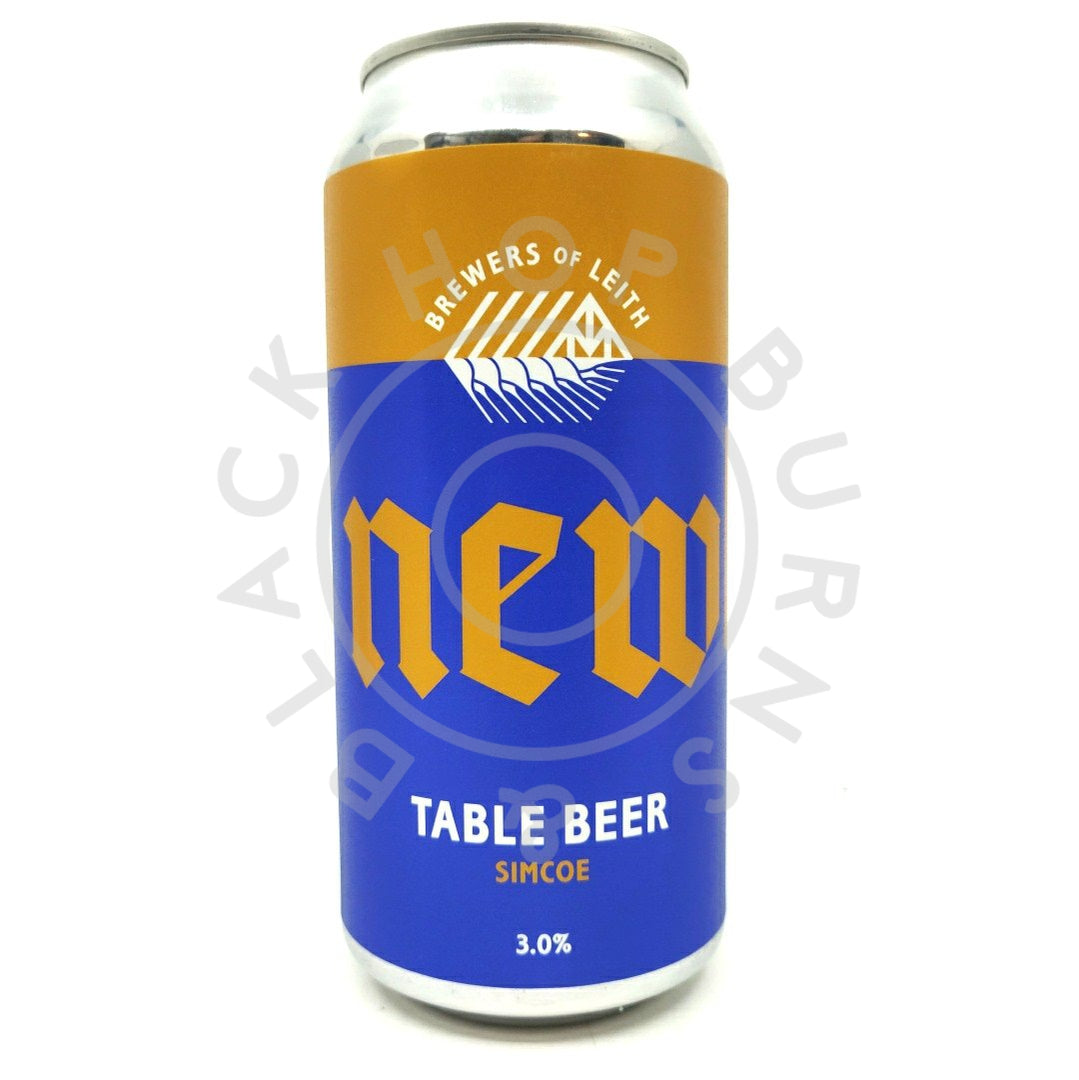 Newbarns Table Beer Simcoe 3% (440ml can)-Hop Burns & Black