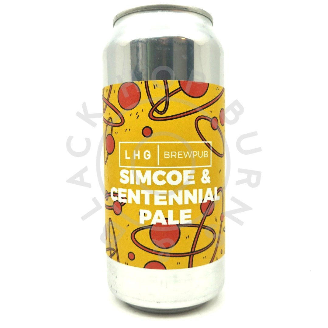 Left Handed Giant Brewpub Simcoe & Centennial Pale 5.2% (440ml can)-Hop Burns & Black