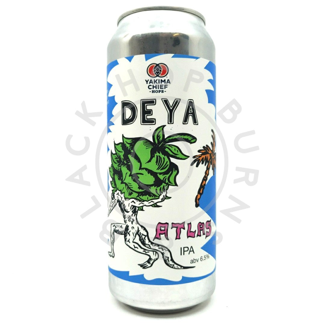 DEYA Atlas IPA 6.5% (500ml can)-Hop Burns & Black