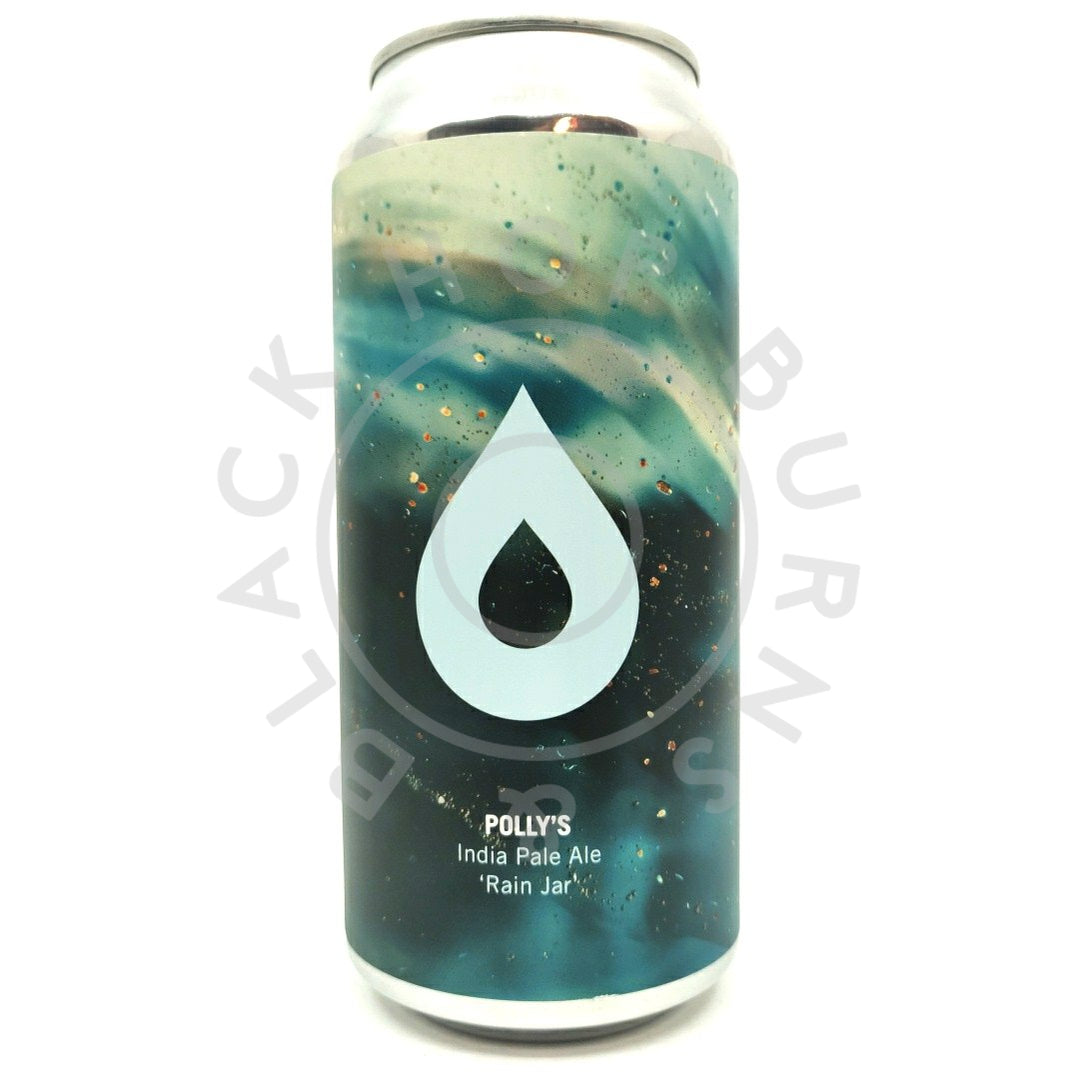 Polly's Brew Co Rain Jar IPA 6% (440ml can)-Hop Burns & Black