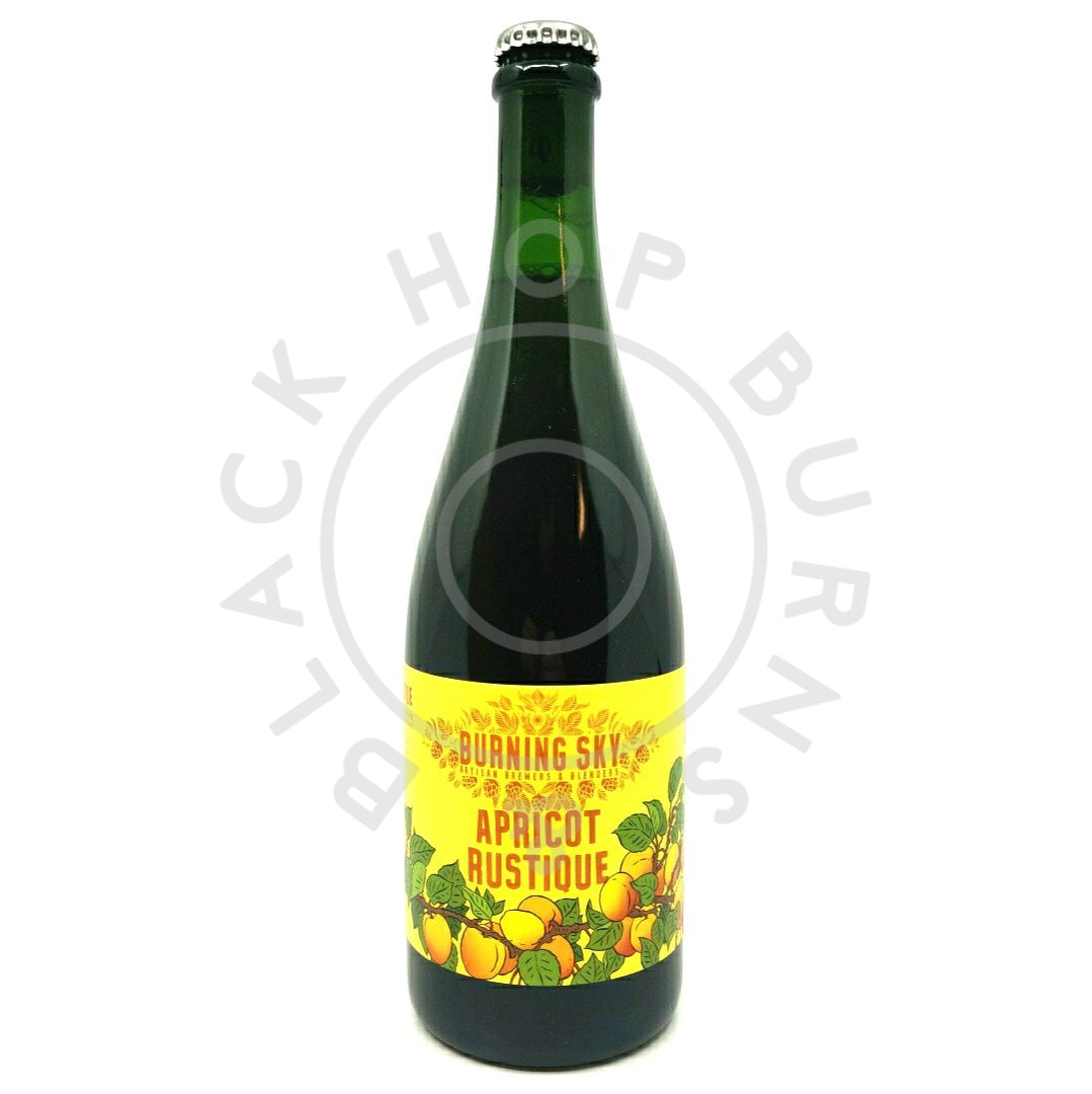 Burning Sky Apricot Rustique Belgian Pale Ale 7.8% (750ml)-Hop Burns & Black