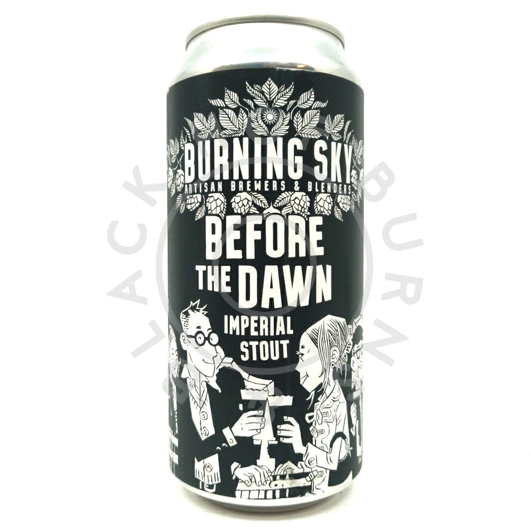 Burning Sky Before The Dawn Imperial Stout 10.5% (440ml can)-Hop Burns & Black