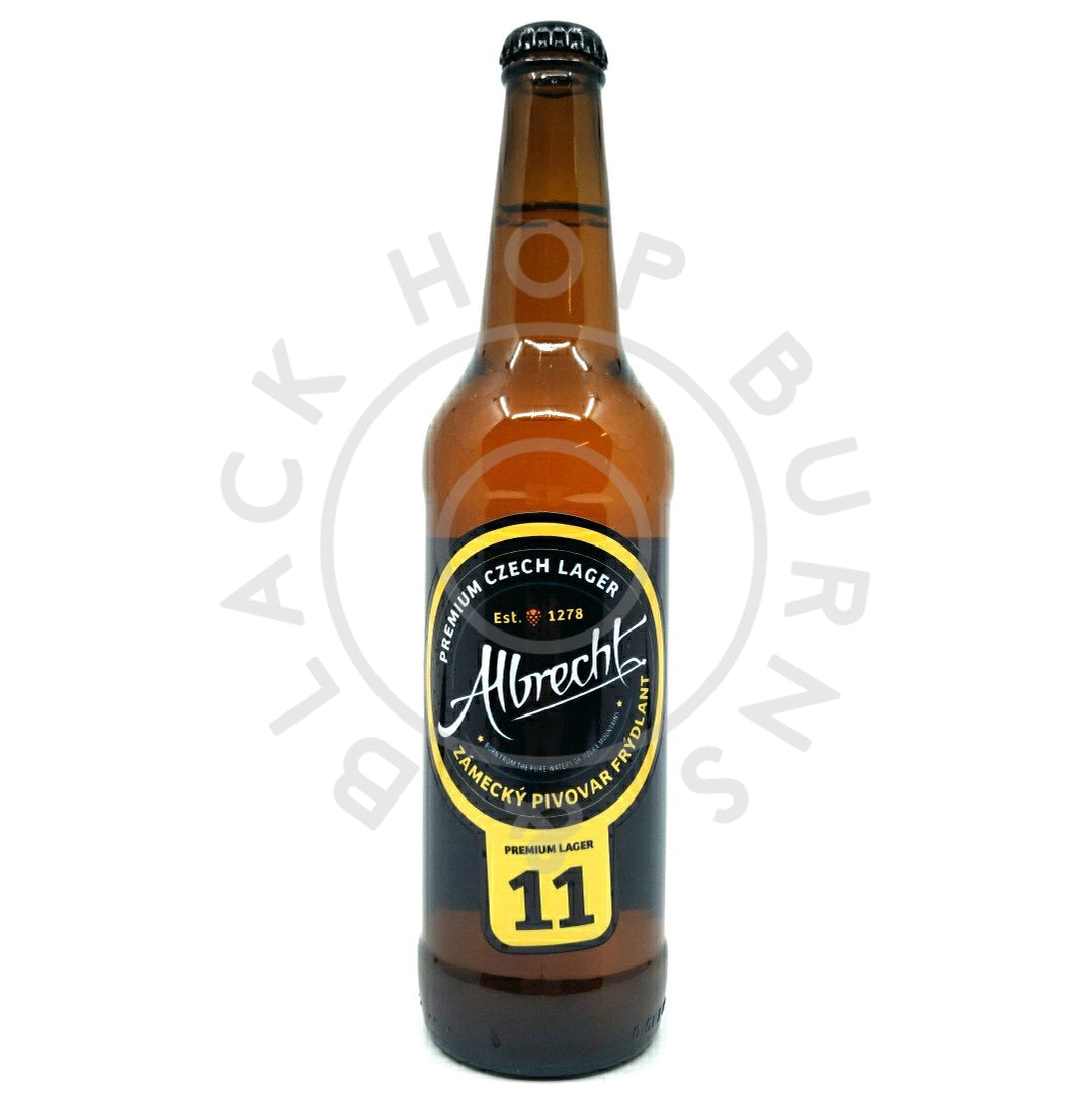 Albrecht 11 Blonde Czech Pilsner 4.5% (500ml)-Hop Burns & Black