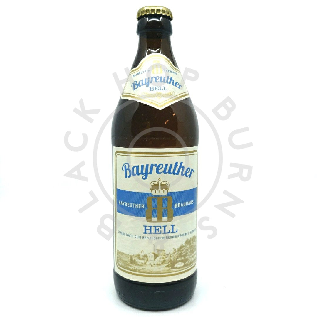 Bayreuther Hell 4.9% (500ml)-Hop Burns & Black