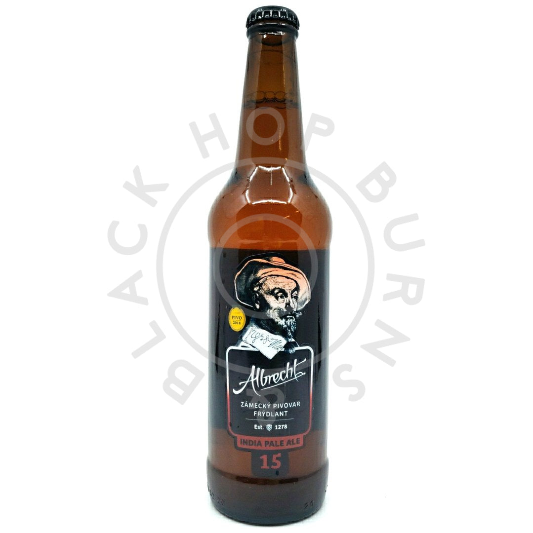 Albrecht 15 IPA 6.2% (500ml)-Hop Burns & Black