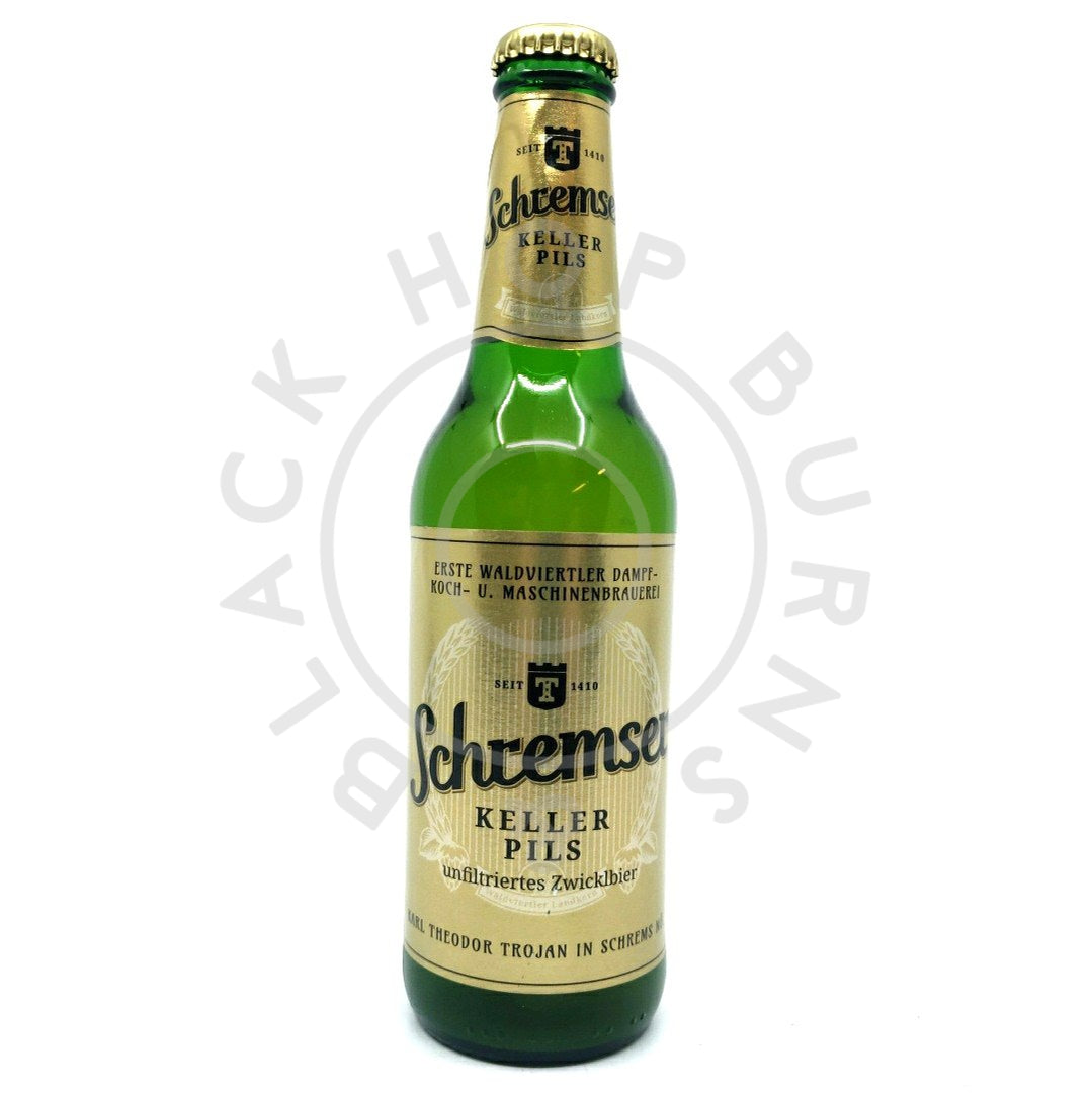 Schremser Keller Pils 4.5% (330ml)-Hop Burns & Black